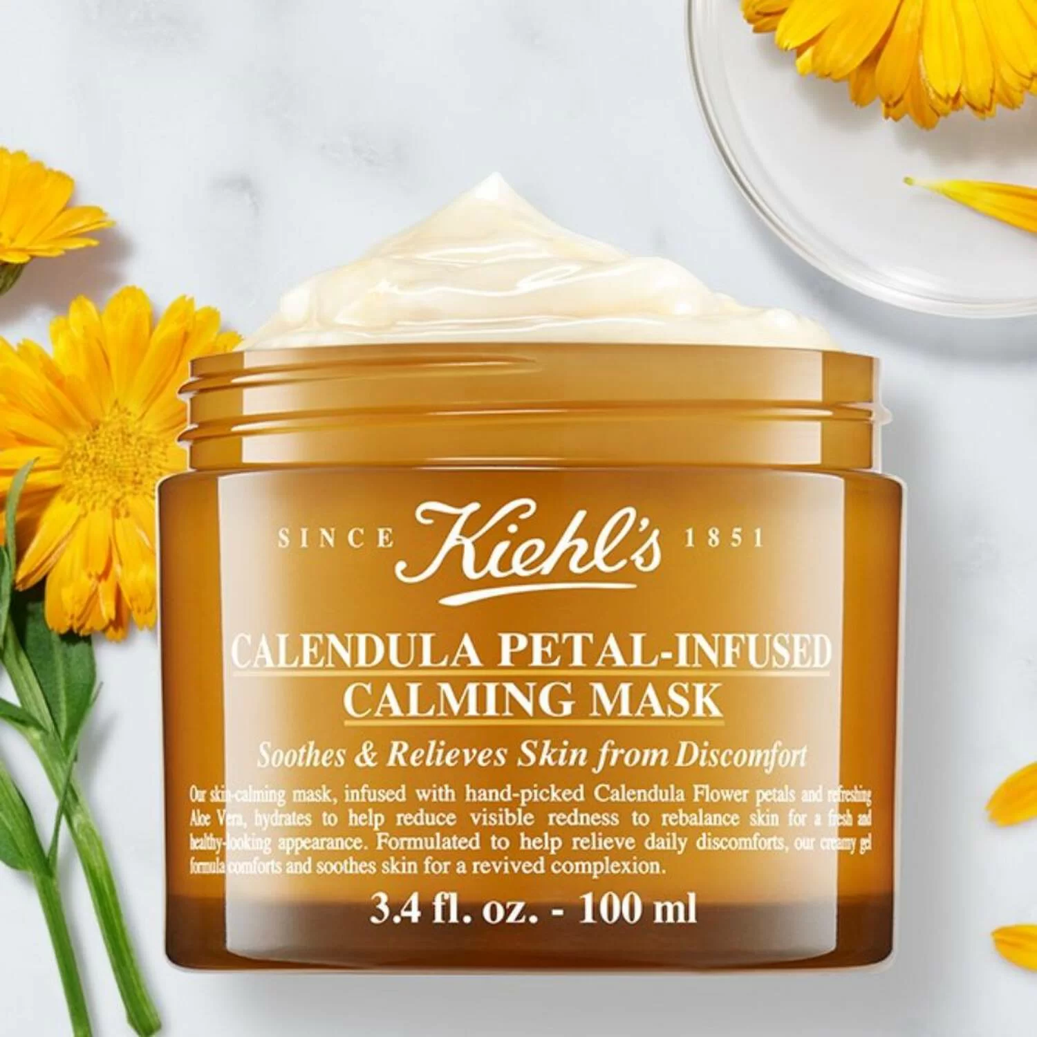 Calendula Petal-Infused Calming Mask